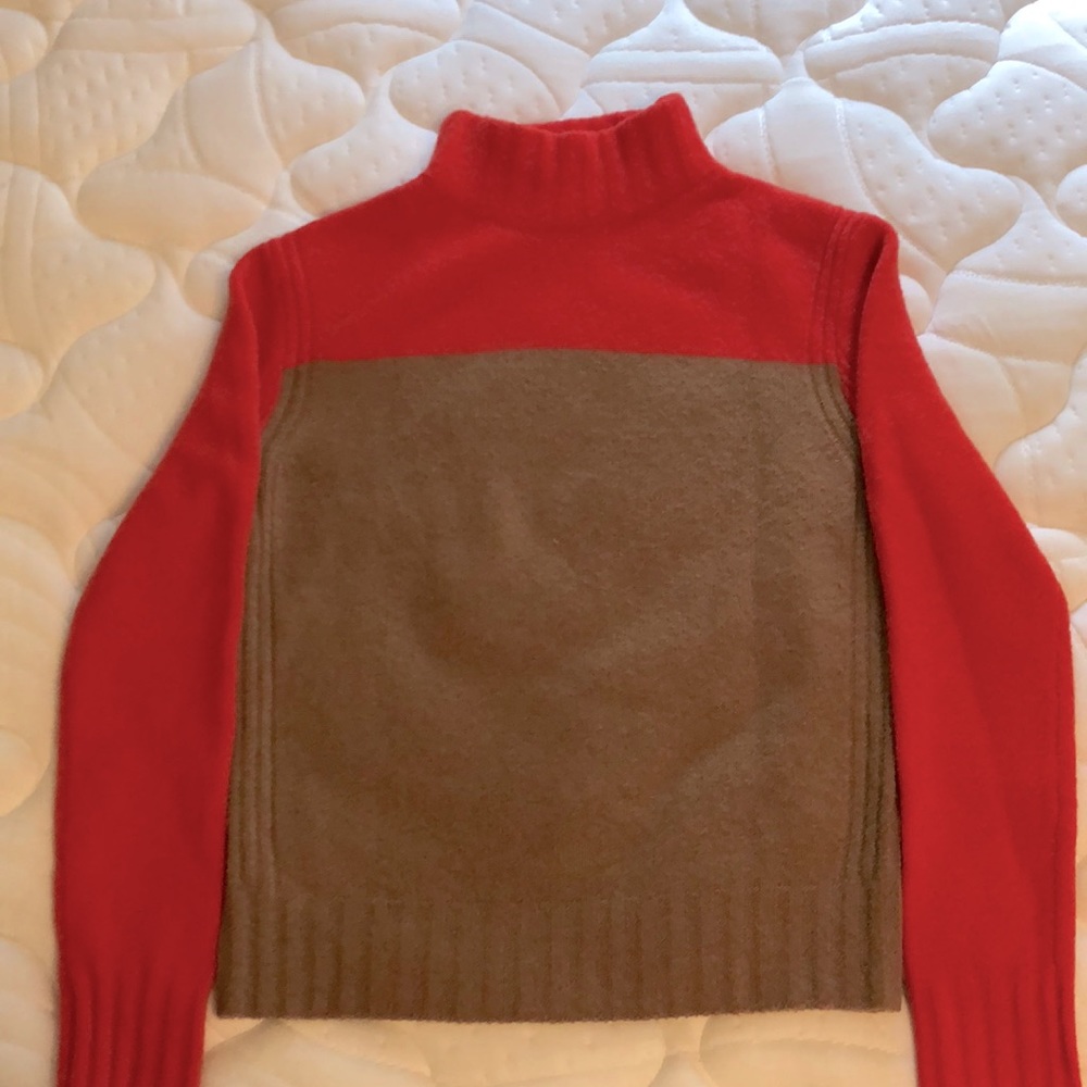 J Crew women’s block color sweater